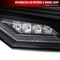 Spec-D Tuning LED TAIL LIGHTS WITH MATTE BLACK HOUSING AND CLEAR LENS, 2PK LT-CAM18JMLED-SQ-RS - alternate 8